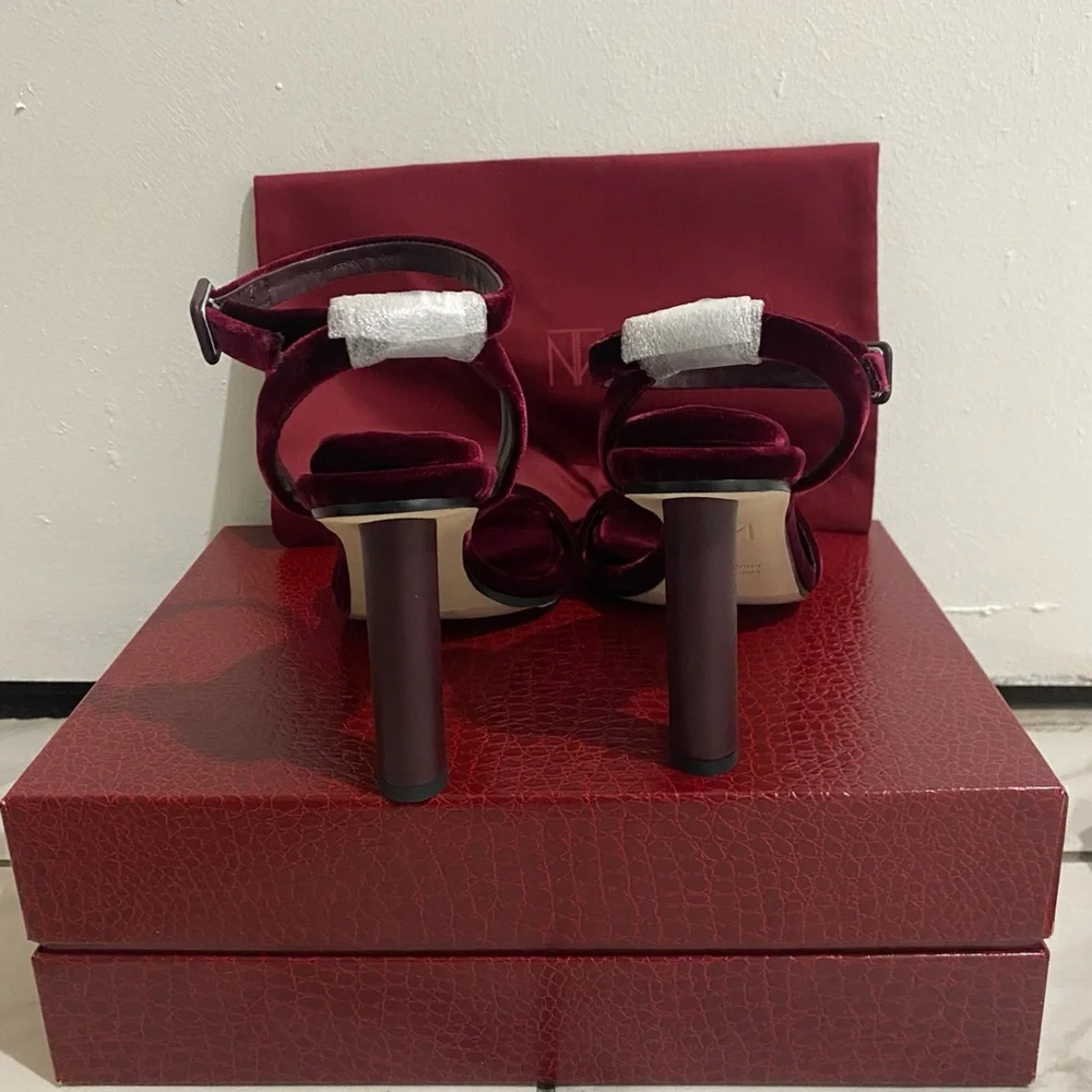 Tamara Mellon Solar 100 — Velvet Burgundy - Picture 3 of 4